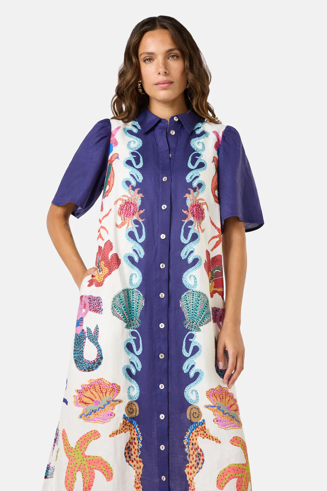 Mermaid Vacation Midi Dress - Image 4