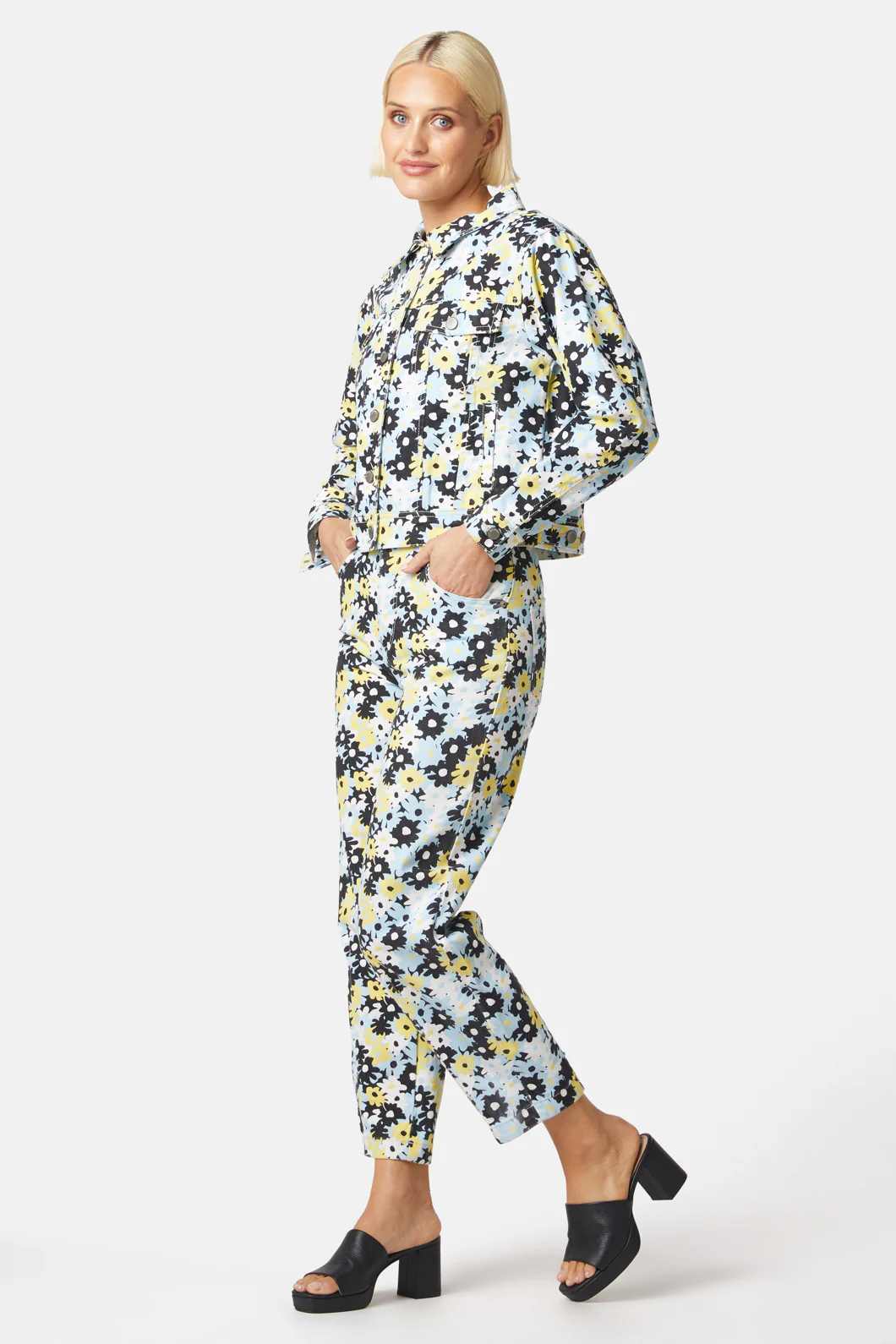 Micro Floral Jean - Image 2