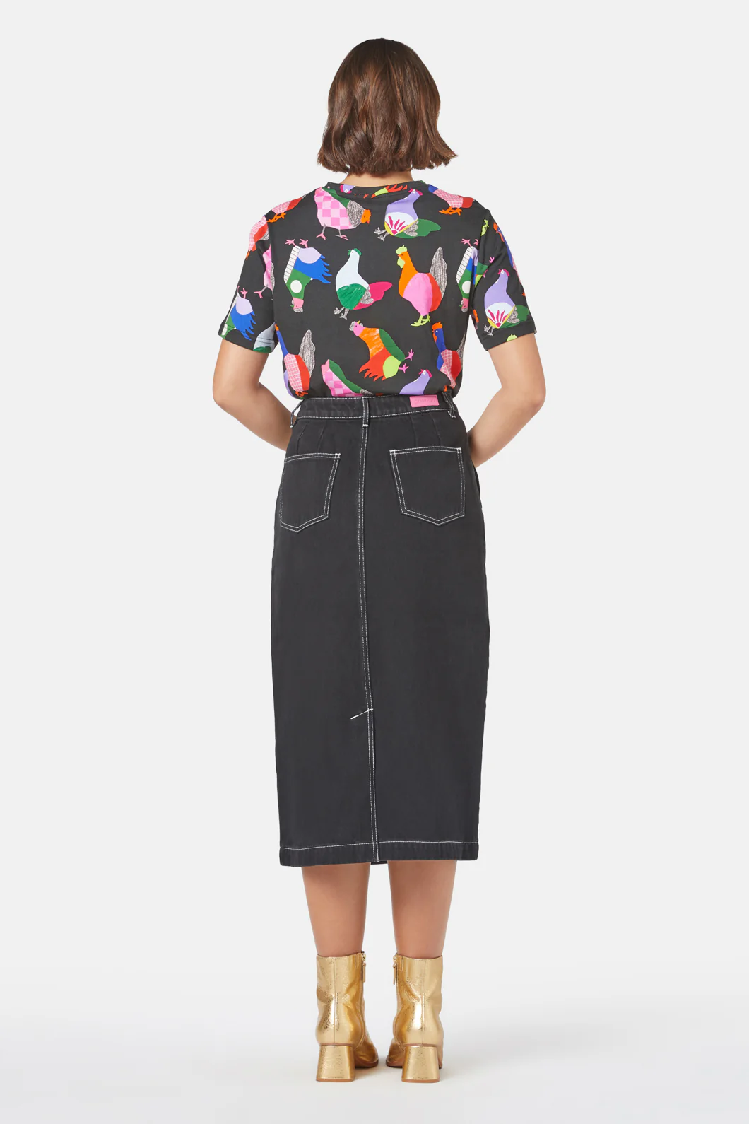 Midnight Denim Skirt - Image 4