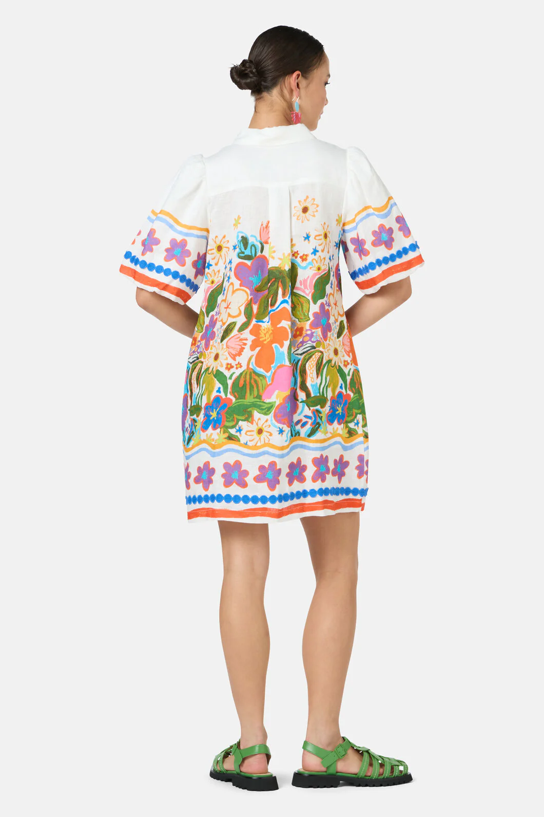 Midnight Garden Shirt Dress - Image 6