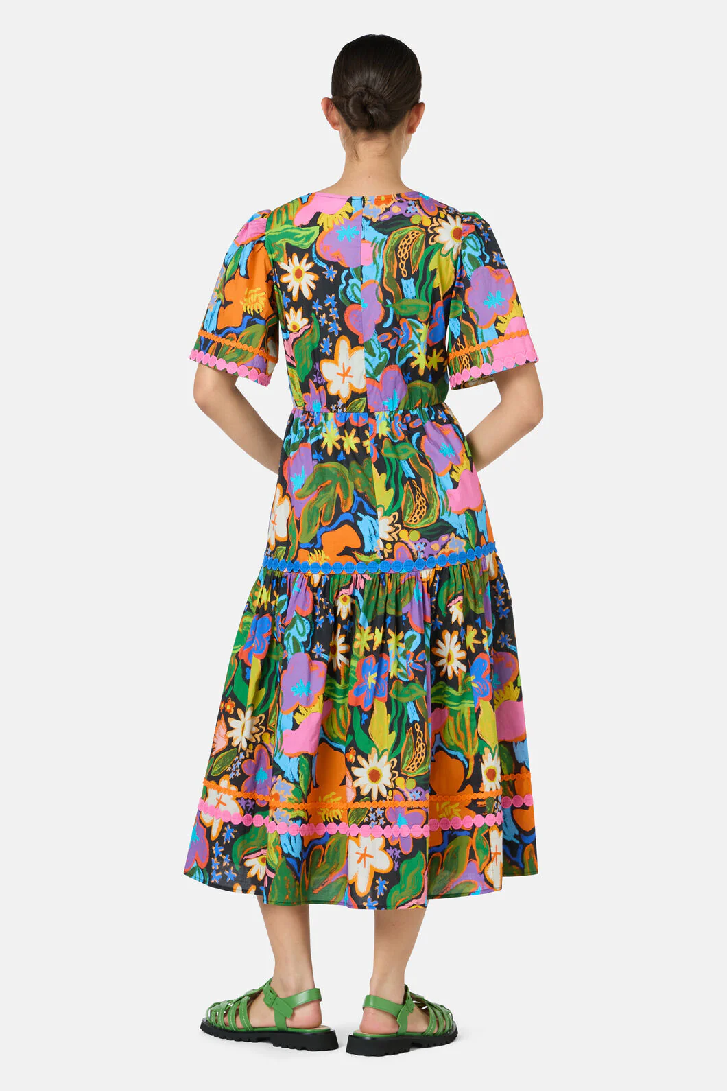 Midnight Garden Tiered Dress - Image 4