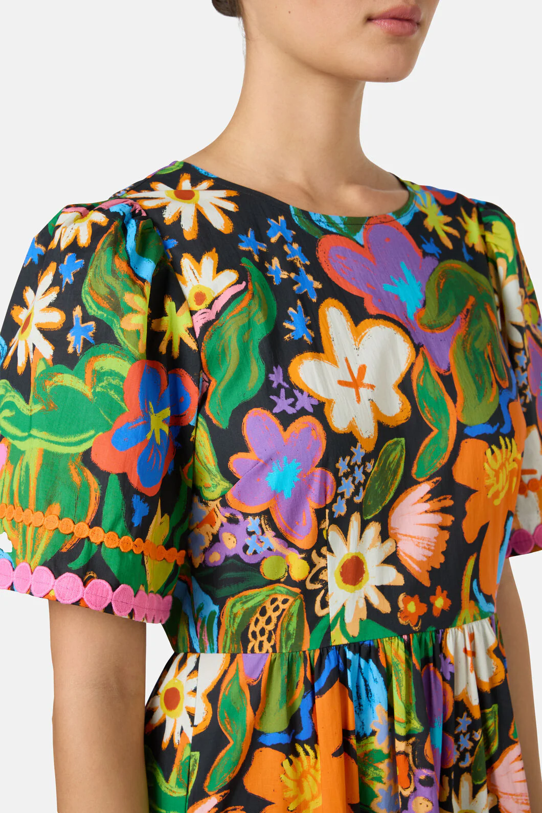 Midnight Garden Tiered Dress - Image 6