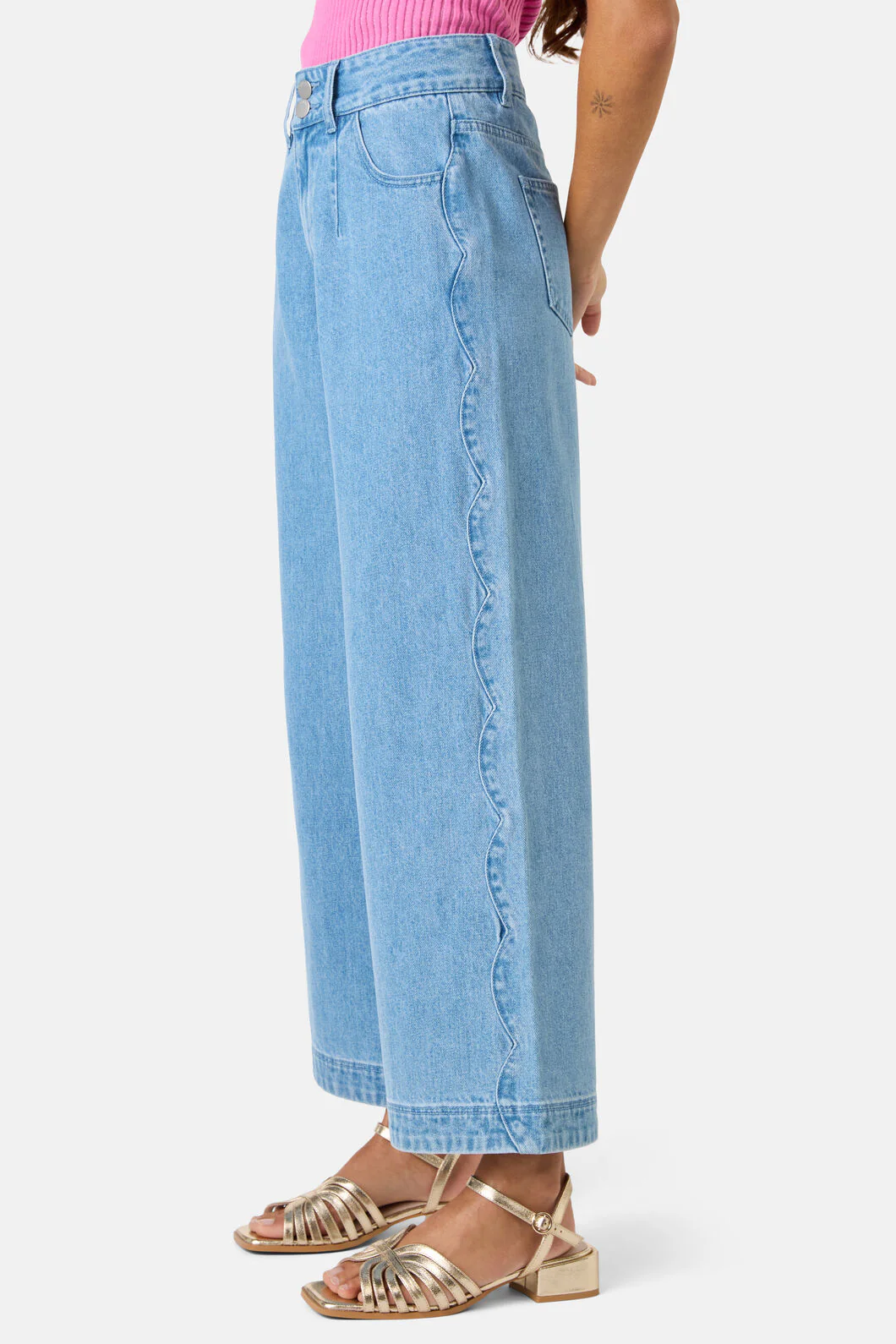 Mimi Denim Culotte - Image 5