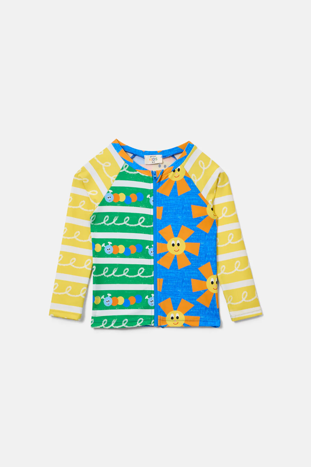 Mix Match Kids Swim Zip Top - Image 2