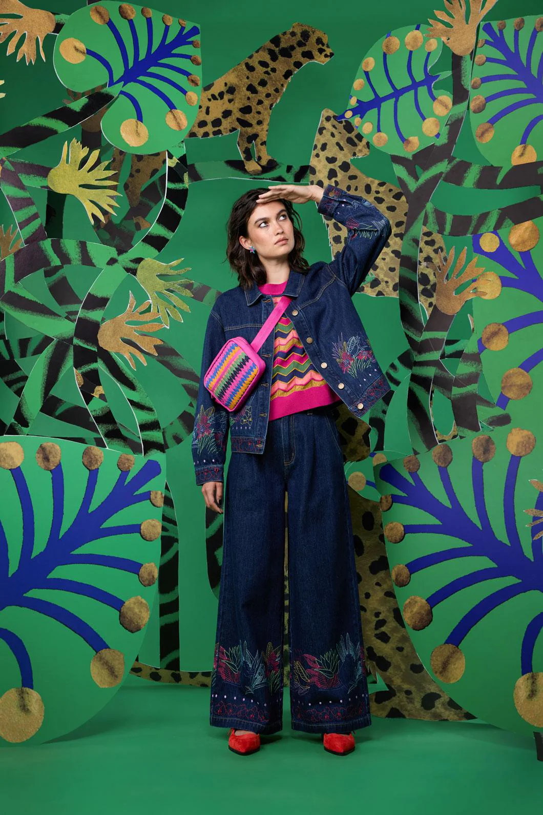 Monkey Forest Denim Jean - Image 2