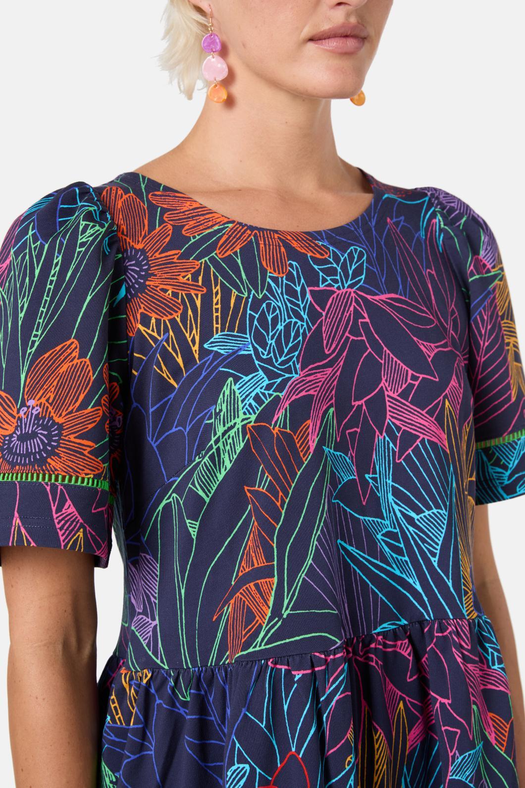 Monkey Forest Jersey Dress - Image 5