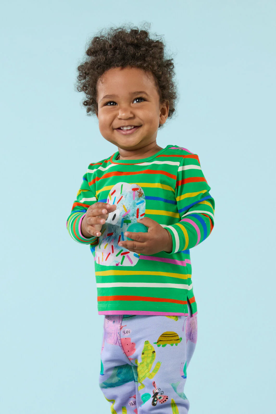 Monster Stripe Baby Tee - Image 2