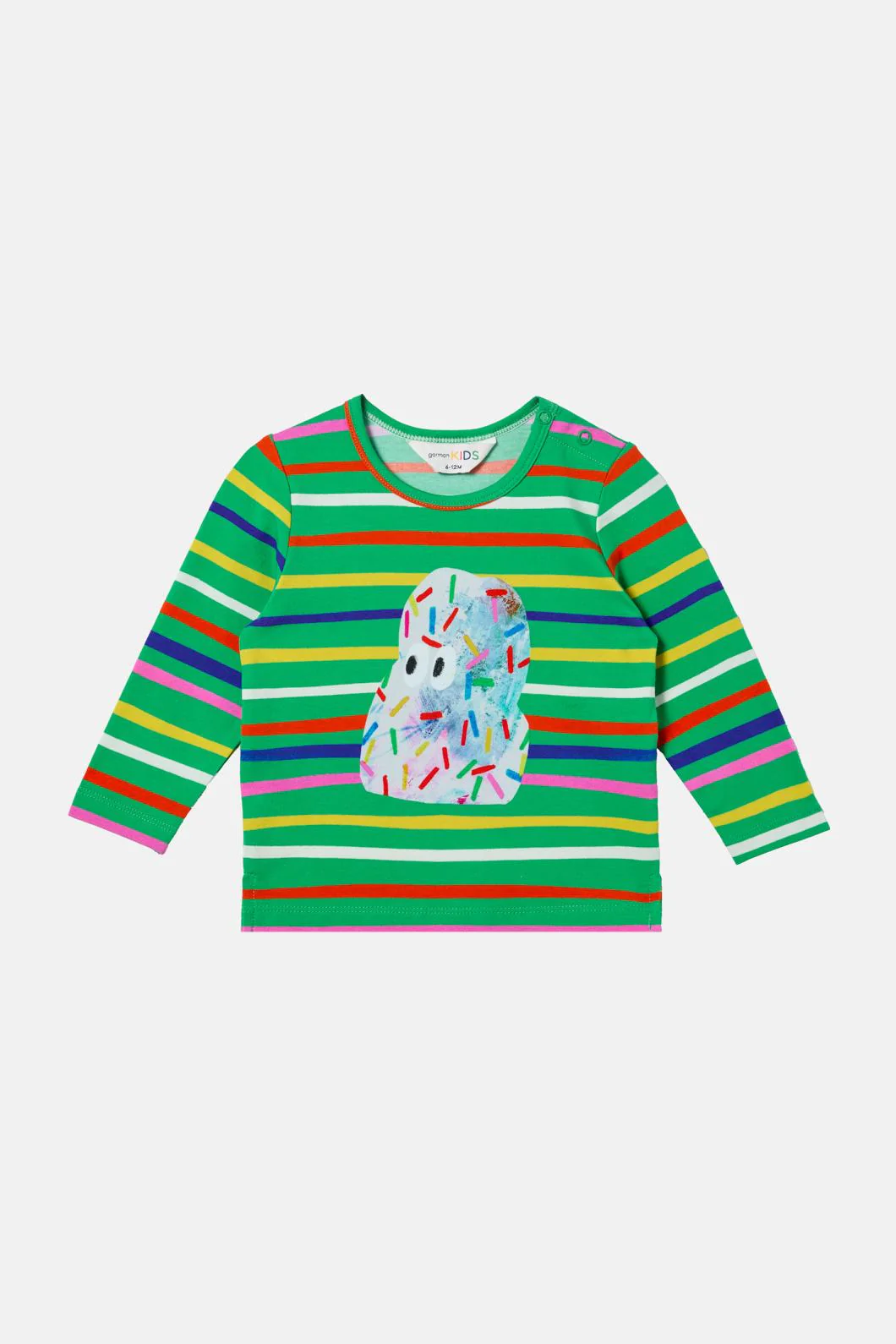 Monster Stripe Baby Tee - Image 3