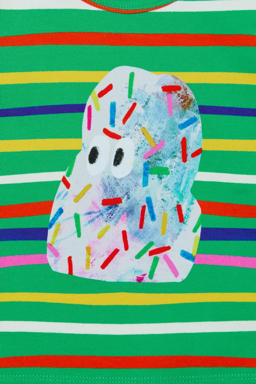 Monster Stripe Baby Tee - Image 4