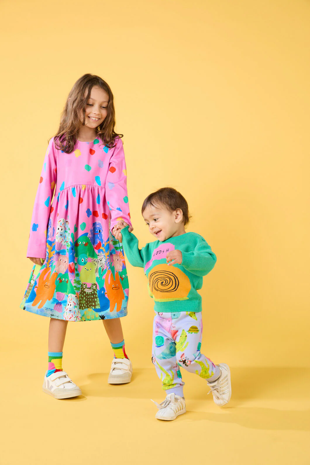 Monsters Kids Border Dress - Image 3