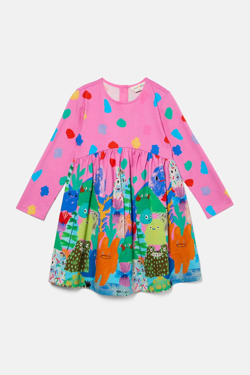 Monsters Kids Border Dress - Image 4