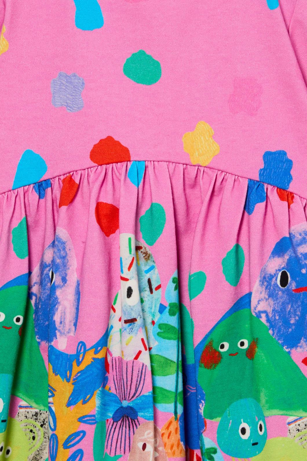 Monsters Kids Border Dress - Image 5