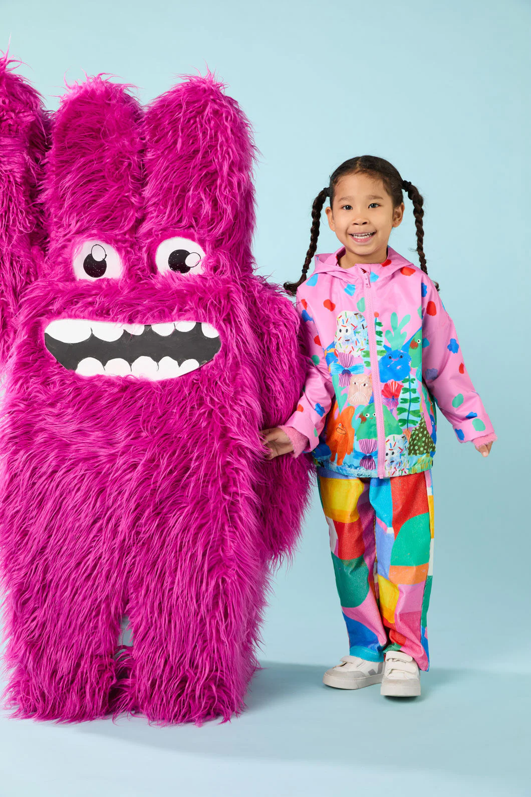 Monsters Kids Border Raincoat - Image 9