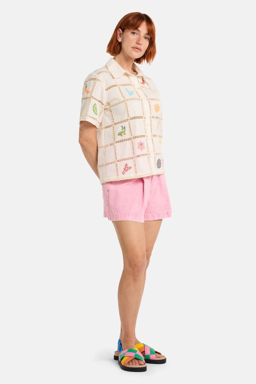 Mosaic Mile Embroidered Shirt - Image 3