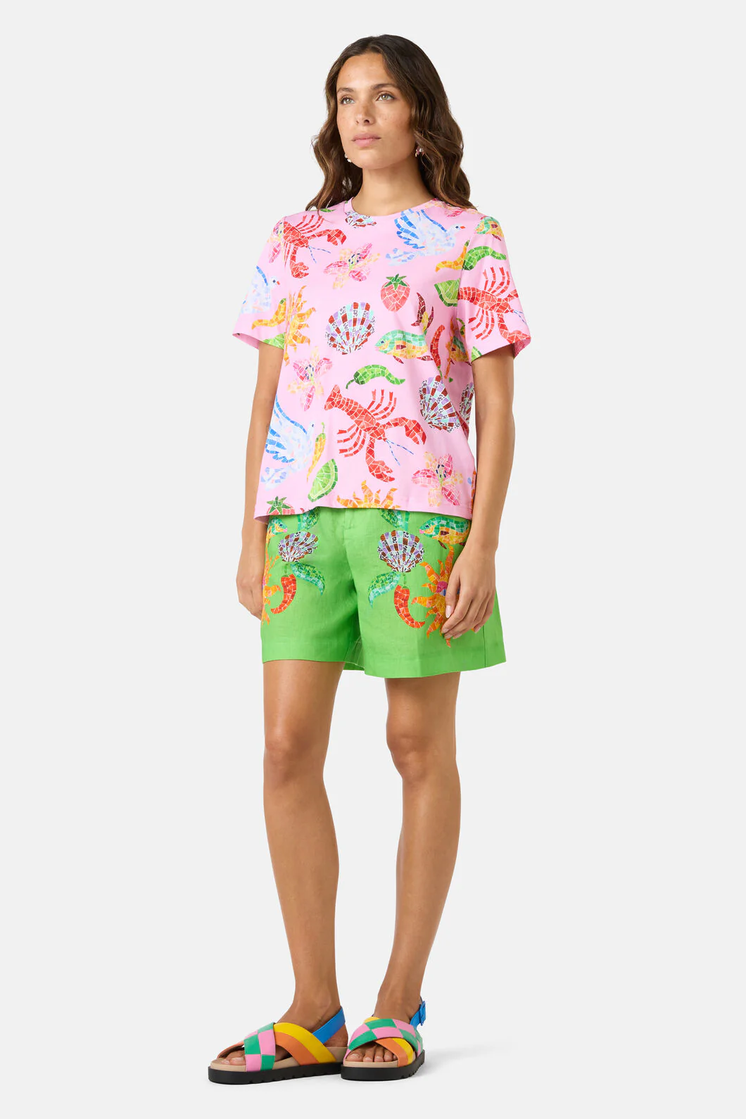 Mosaic Mile Print Classic Tee - Image 3