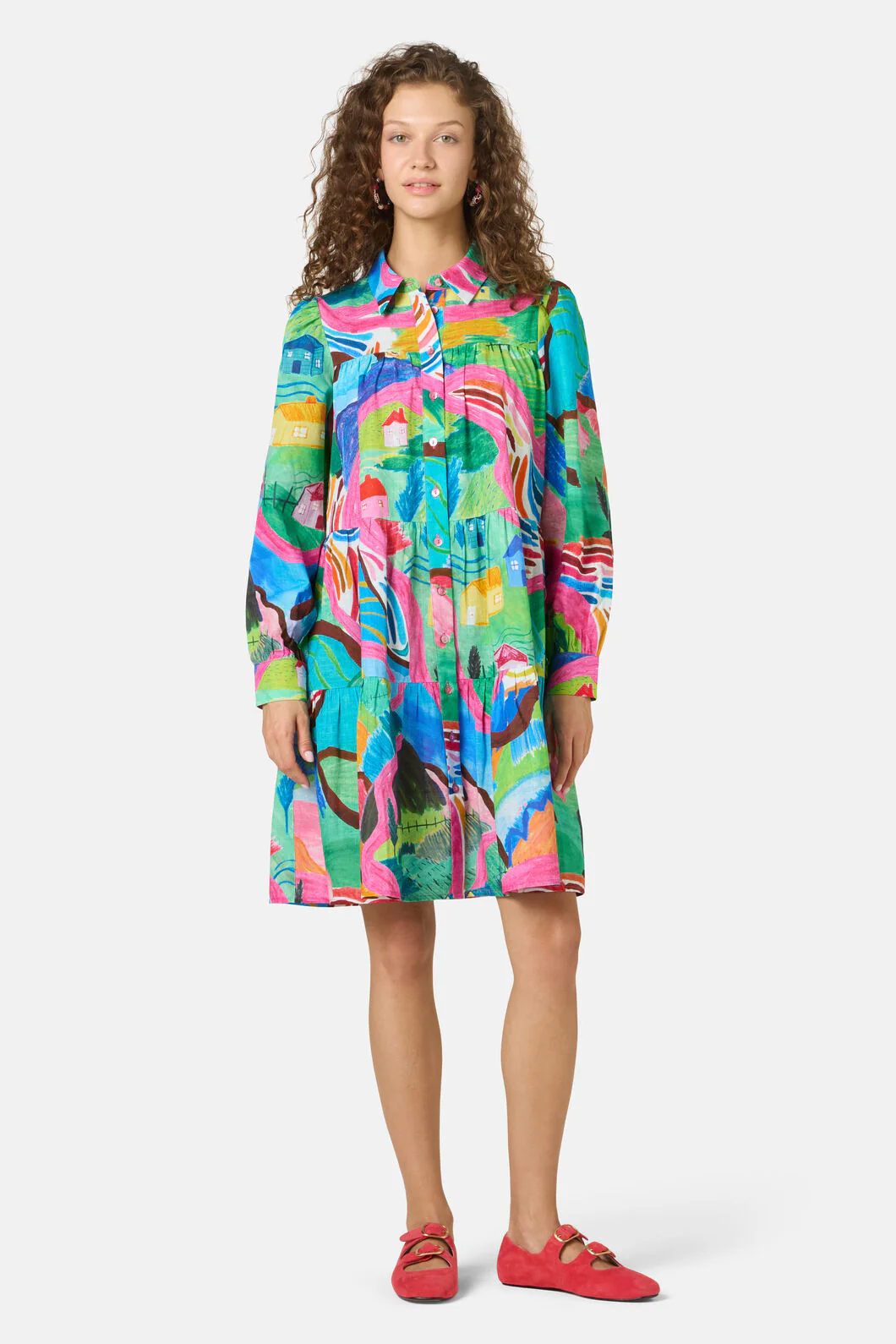 Mountain Magic Shirt Dress - Image 4
