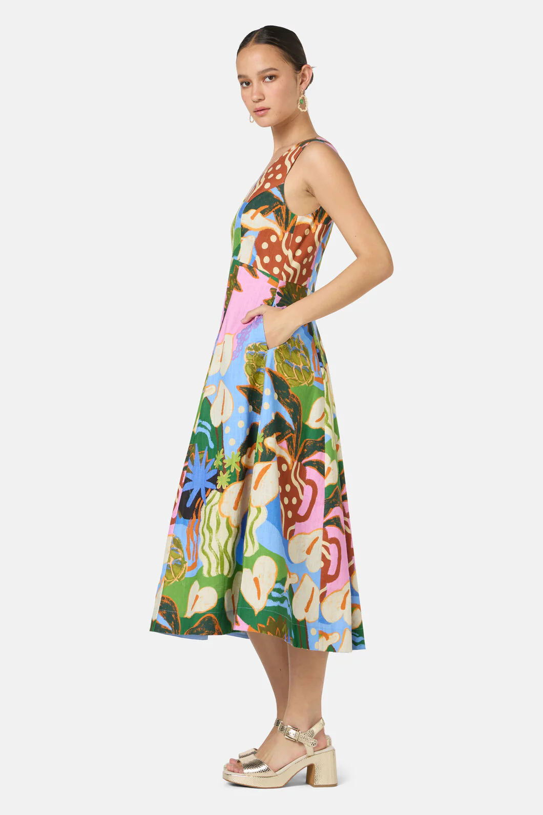 Natural Form Midi Dress - Image 3