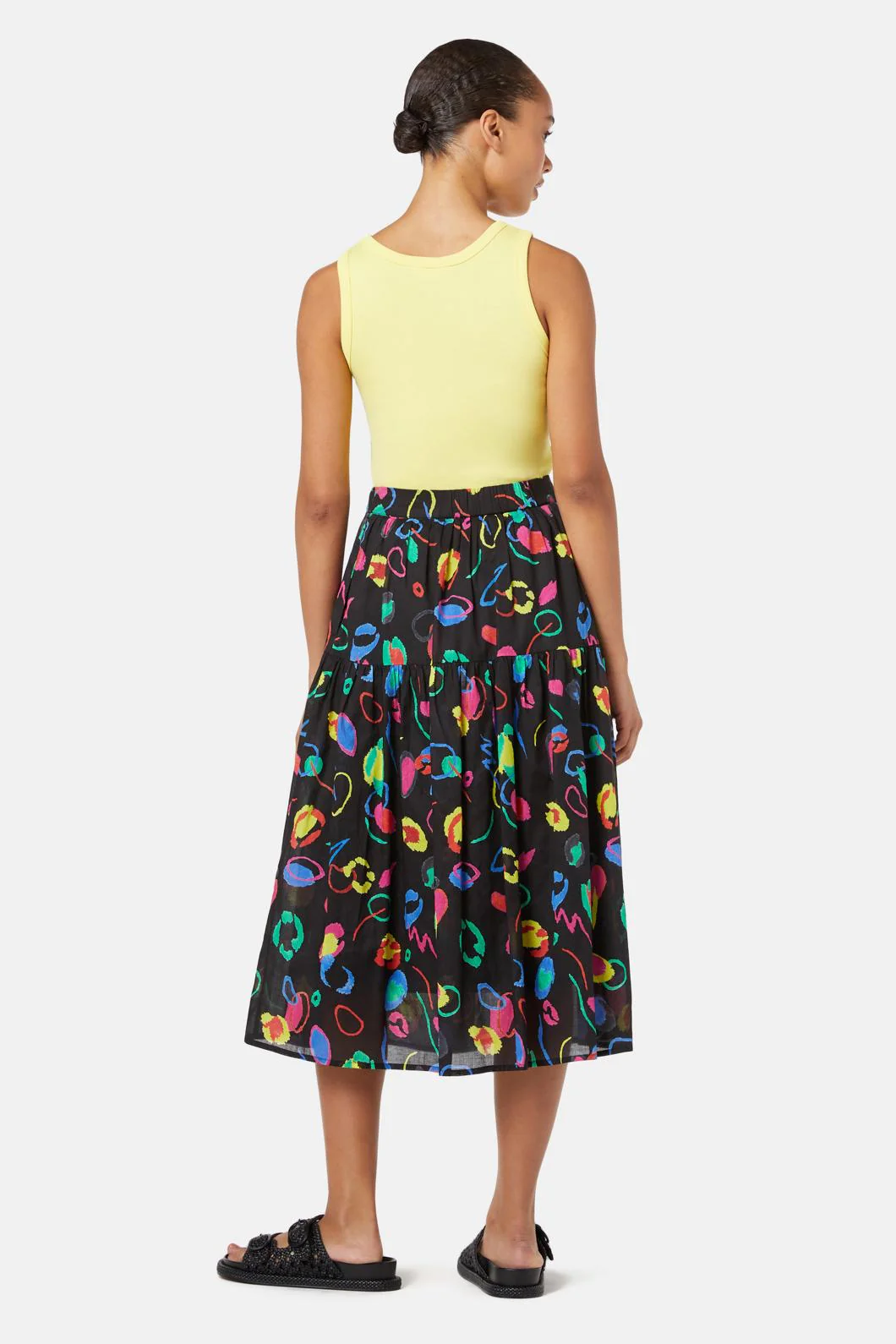 Neon Scribble Party Skirt - Image 3