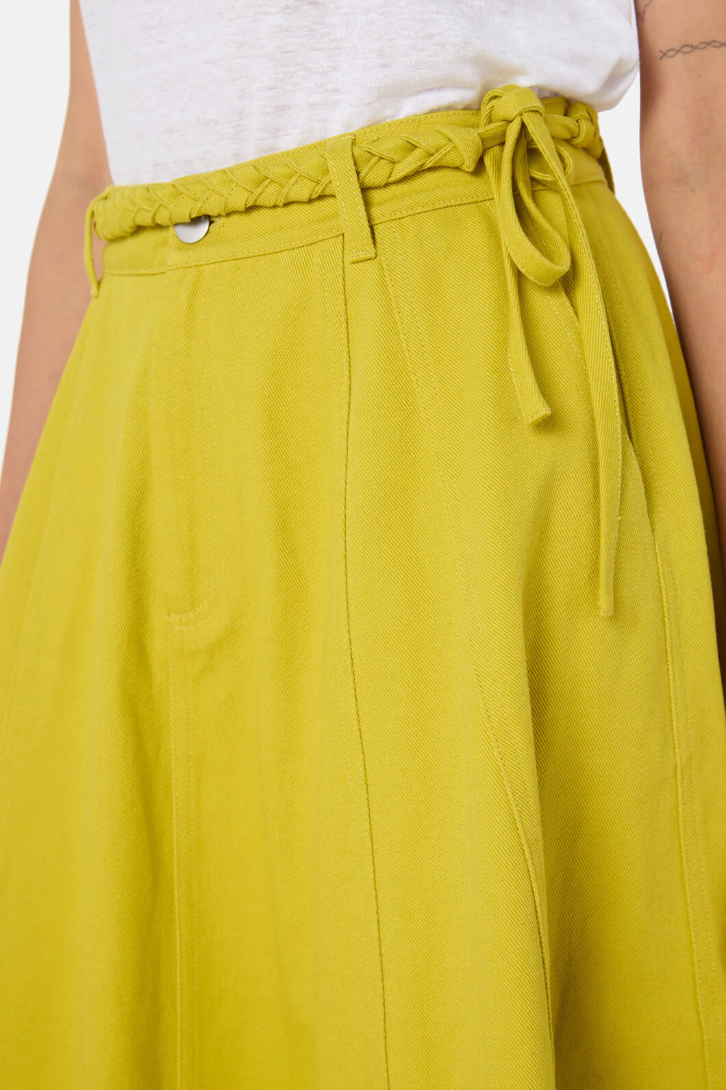 Olive Garden Denim Skirt - Image 5