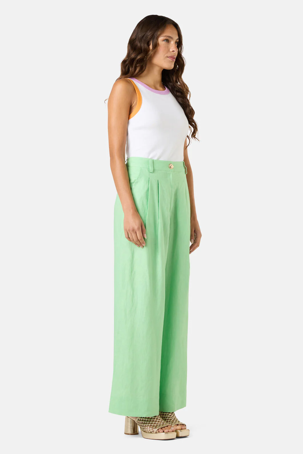 Olivia Tailored Linen Pant - Image 4