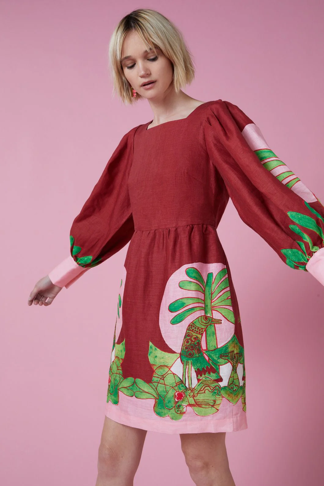 Palm Pals Mini Dress - Image 3