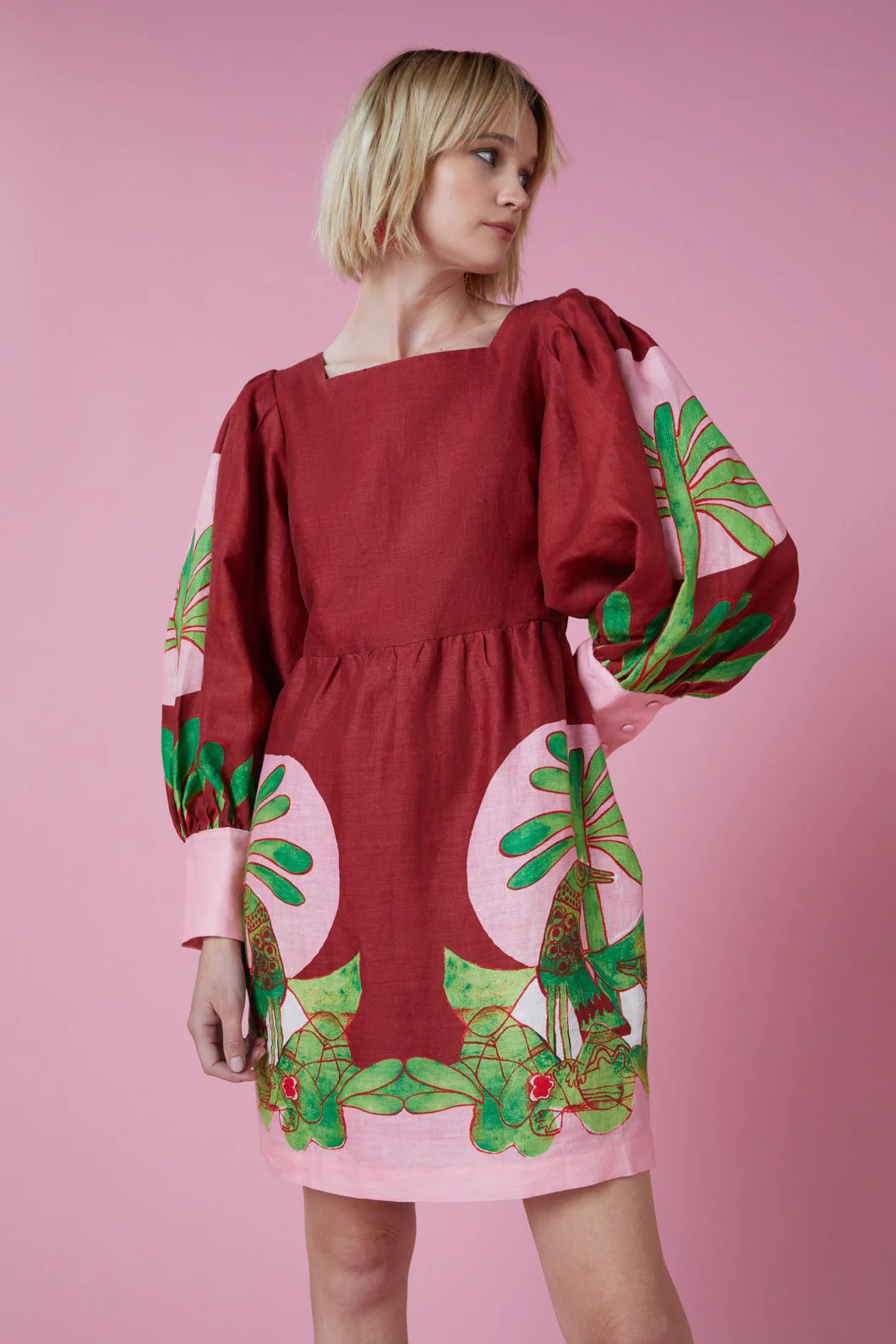 Palm Pals Mini Dress - Image 8