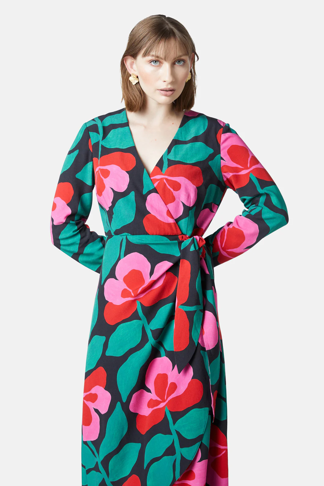 Pansy Wrap Dress - Image 4