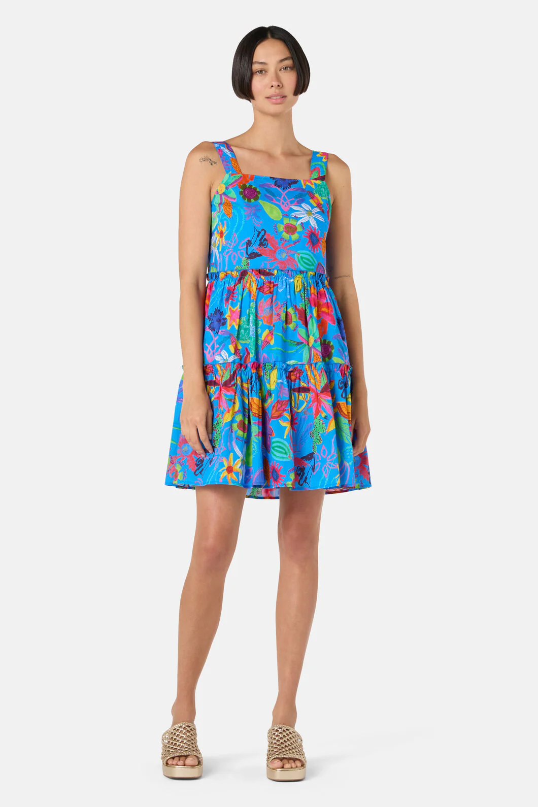 Papaya Palm Holiday Dress - Image 2