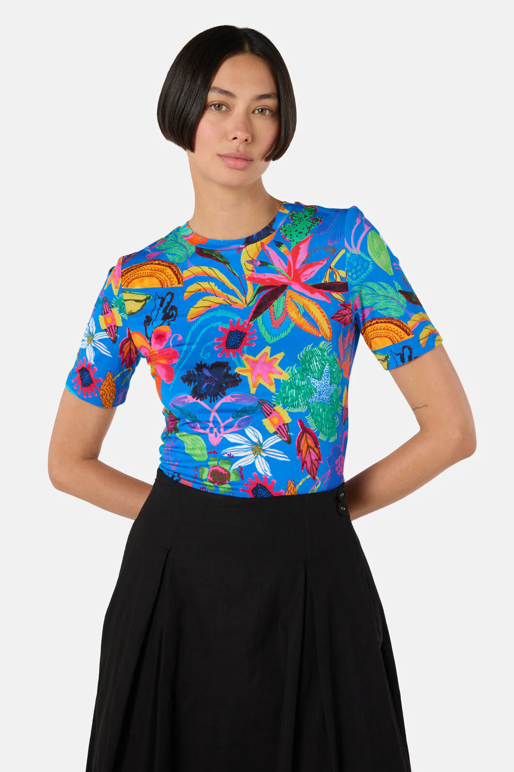 Papaya Palm Tee