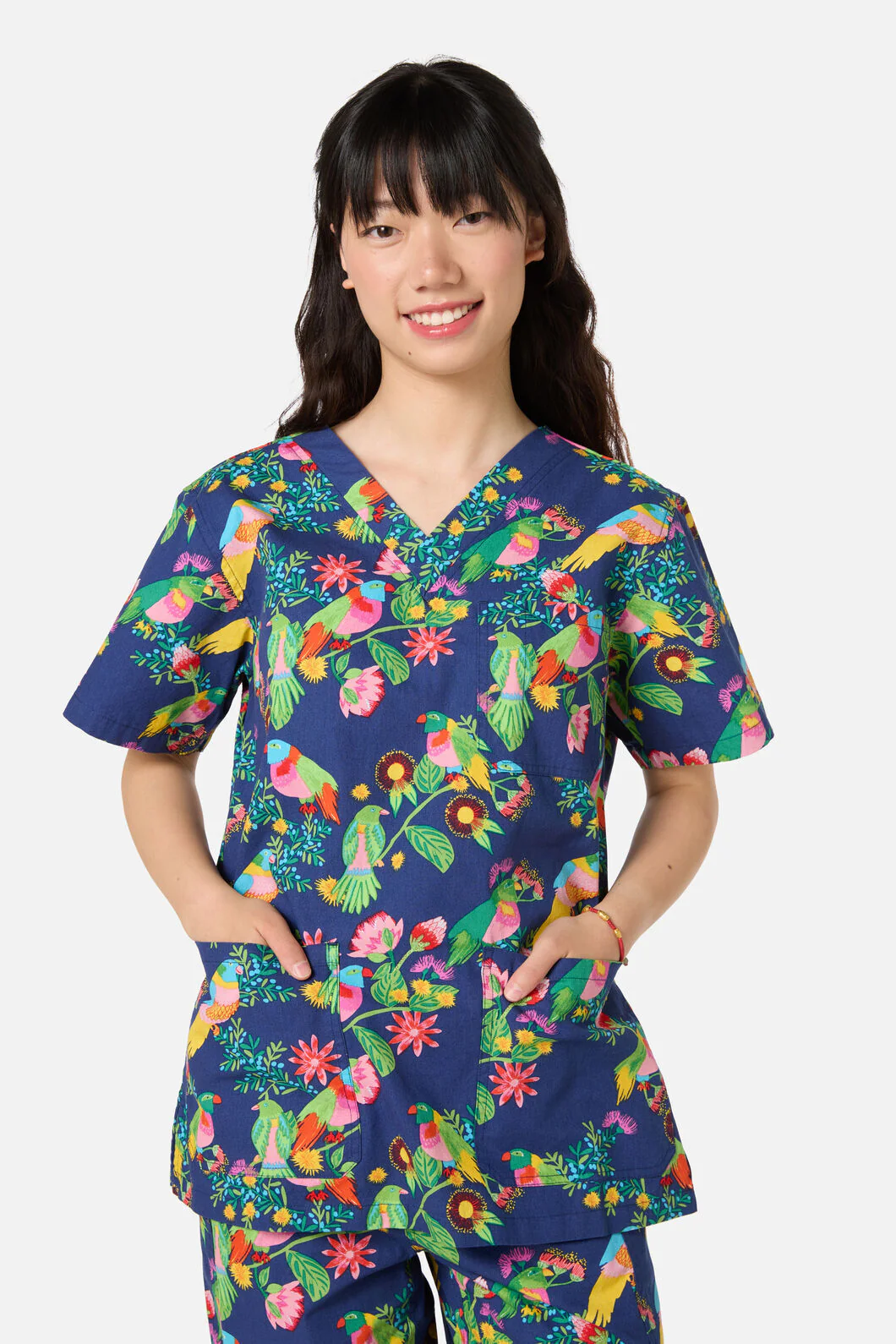 Party Parrots scrub set - Image 4