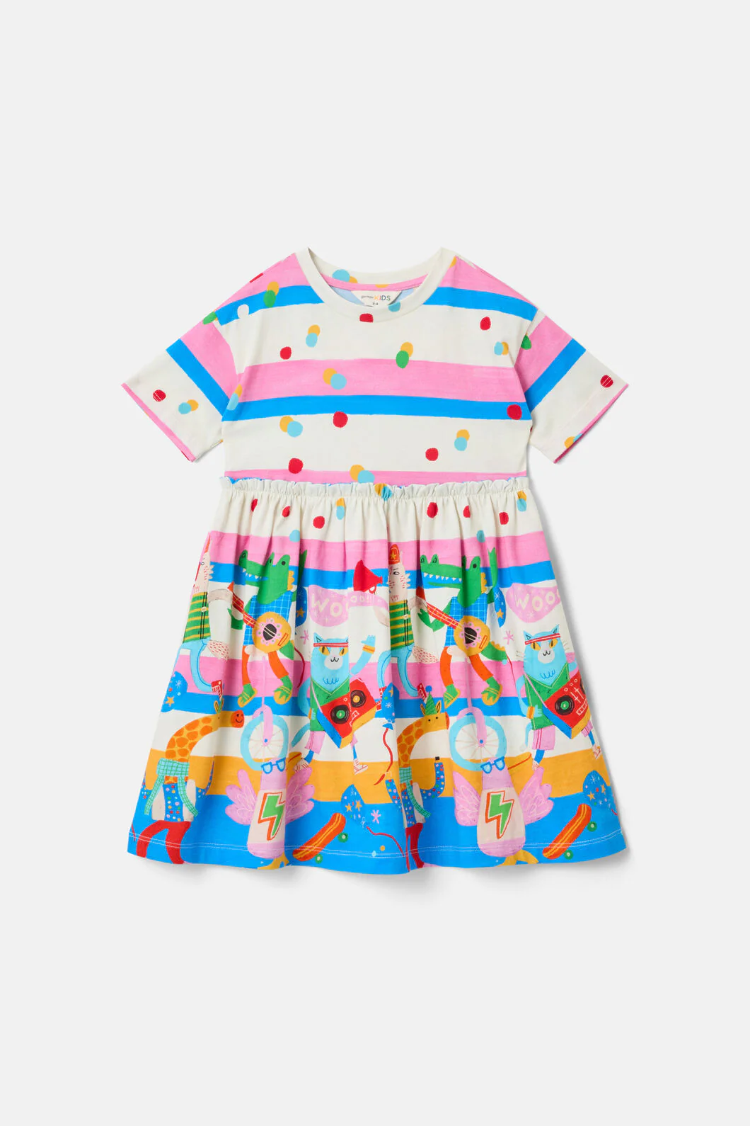 Party Stripe Kids Dress - Image 5