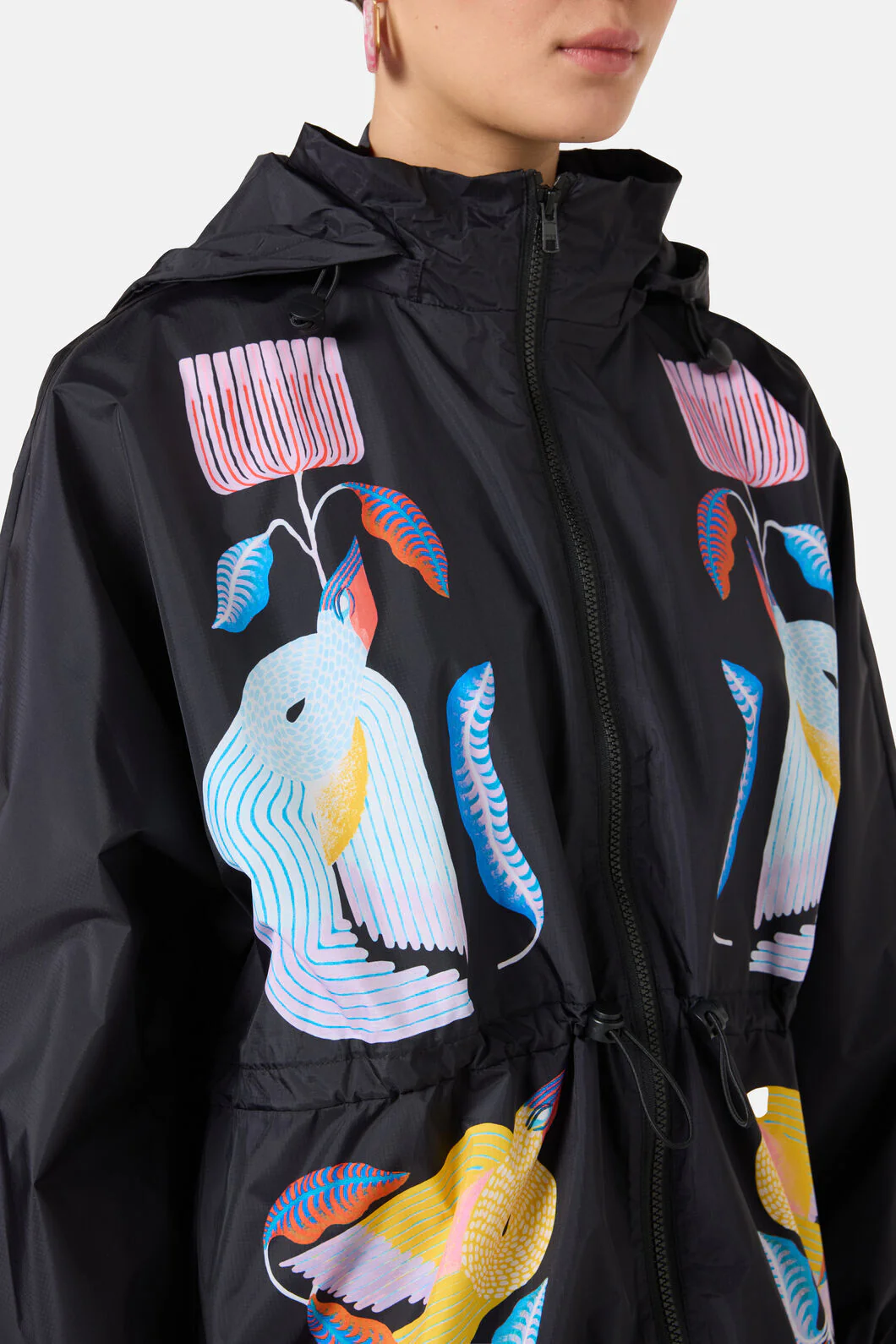 Past Lover Print Anorak - Image 7