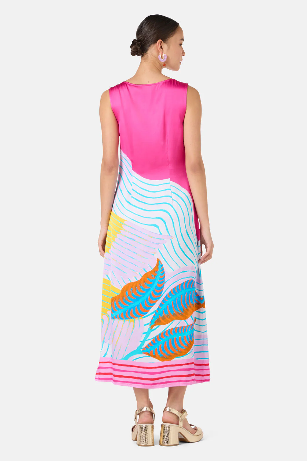 Past Lover Print Slip Dress - Image 6