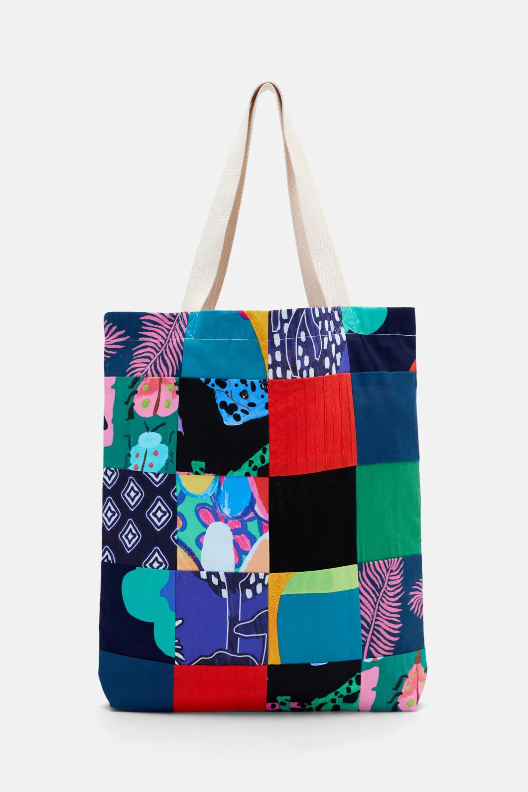 Patchwork Upcycled Tote - Image 3