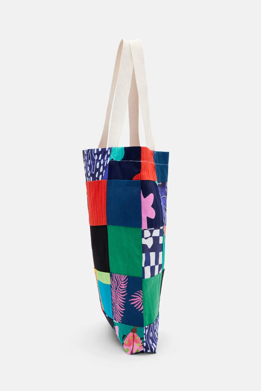 Patchwork Upcycled Tote - Image 4