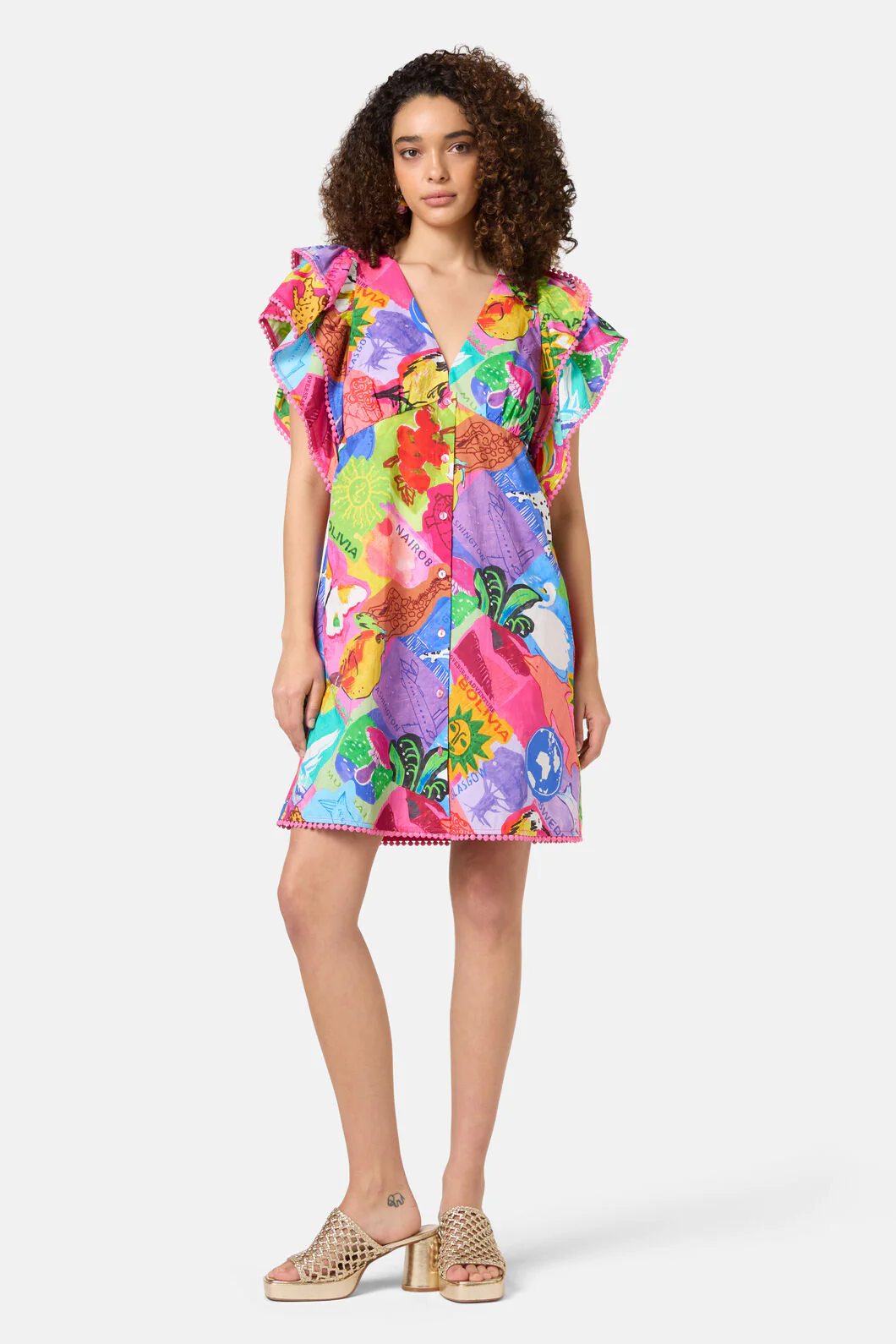 Pen Pals Organic Smock Dress - Image 4