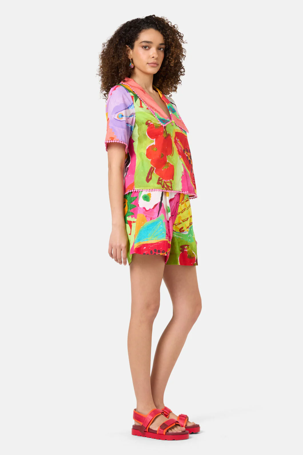 Pen Pals Printed Organic Shirt - Image 4