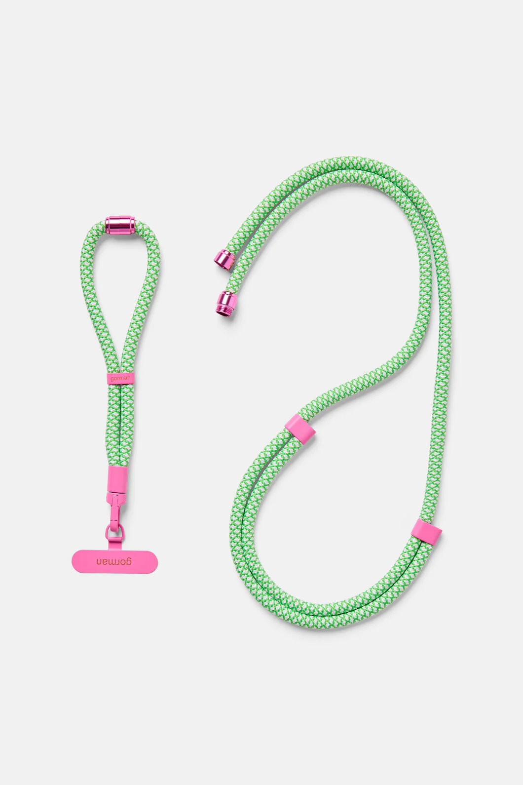 Phone Strap Green Pink - Image 2