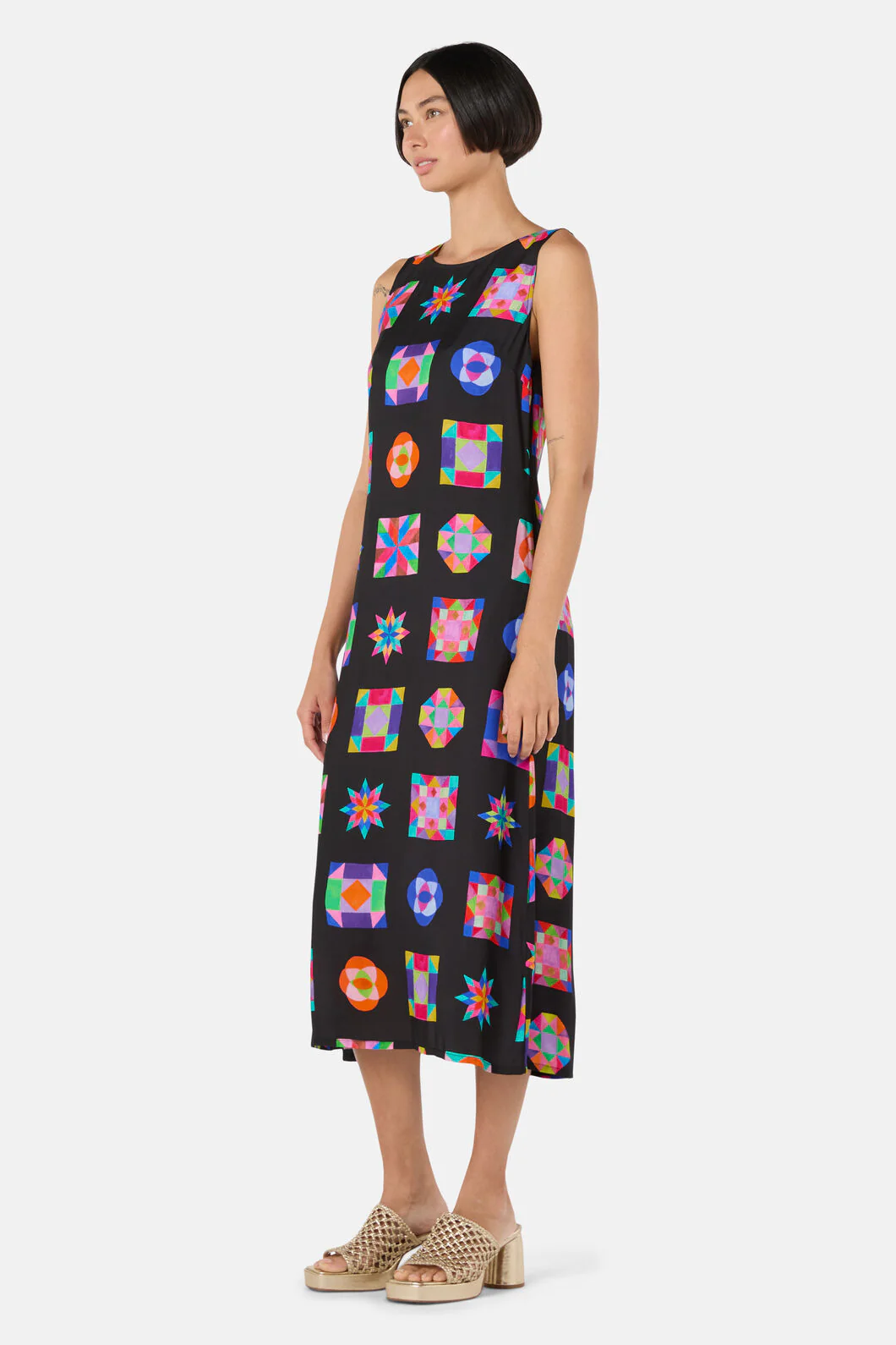 Pinwheel Midi Dress - Image 3