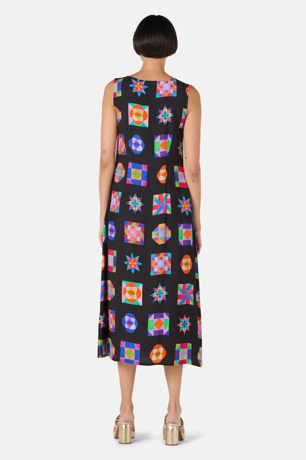 Pinwheel Midi Dress - Image 4