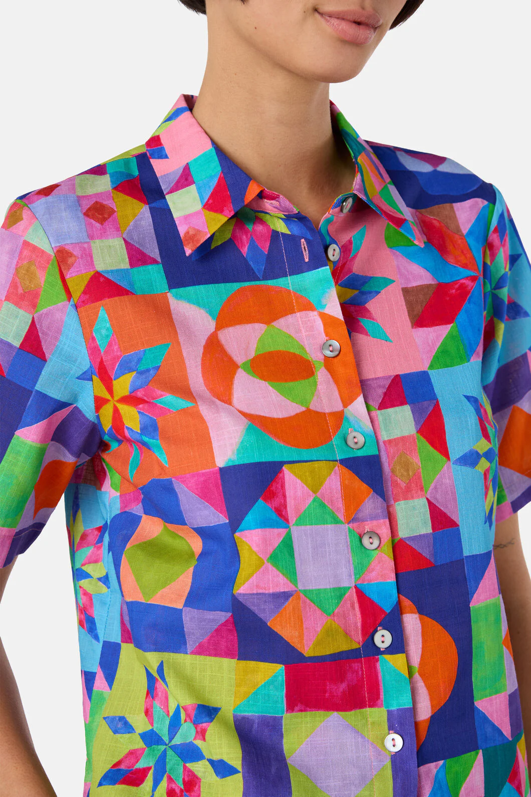 Pinwheel Printed Shirt - Image 6