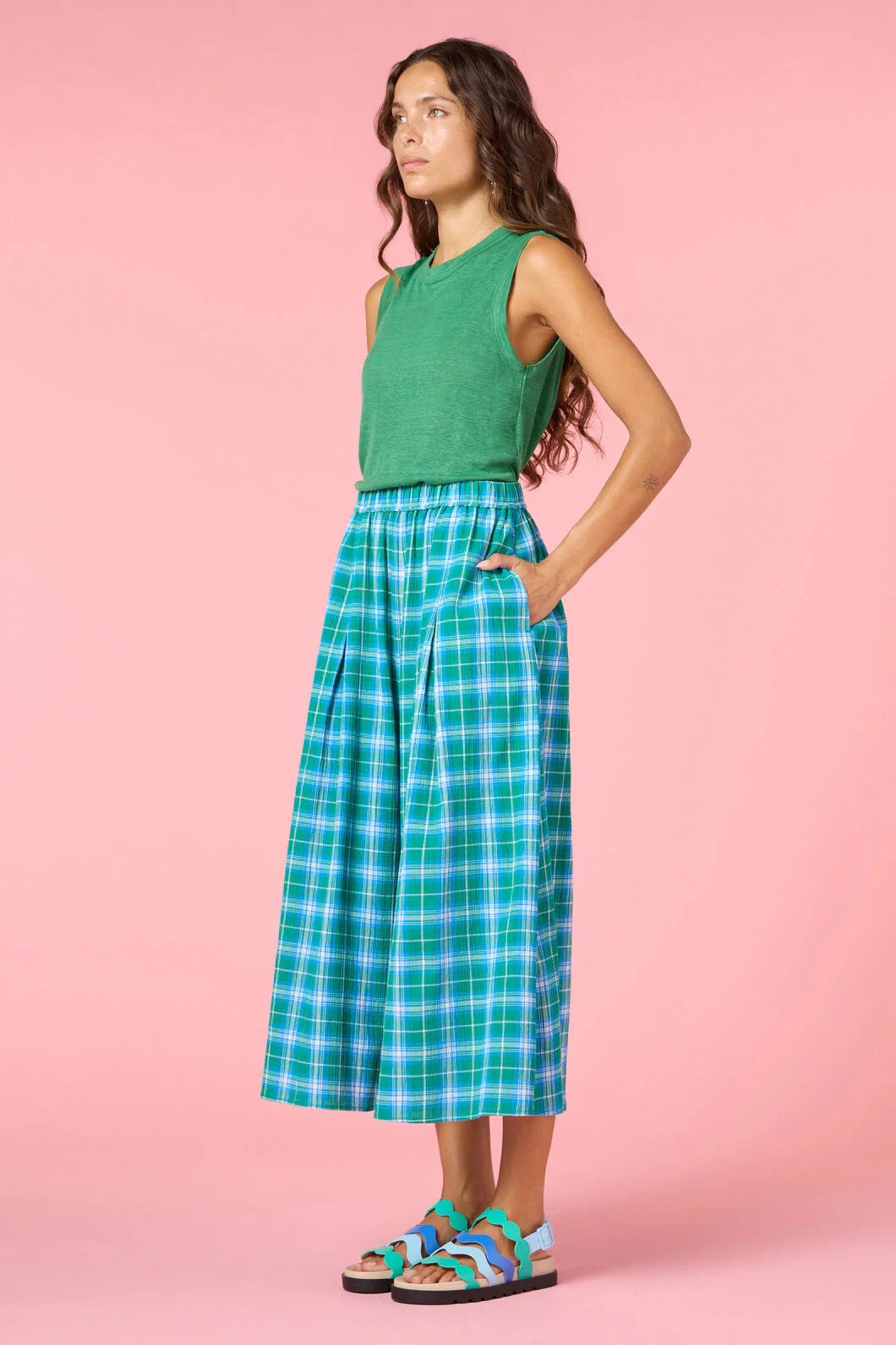 Plaid Play  Check Skort - Image 2