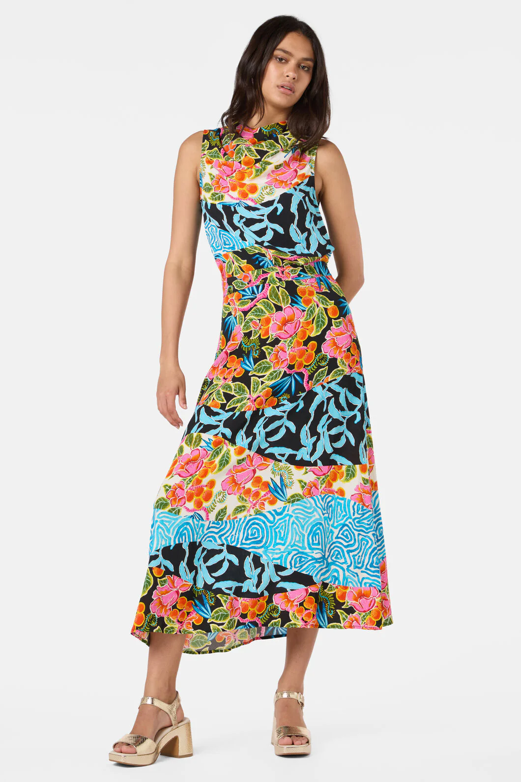 Plum Harvest Patchwork Skirt - Image 2