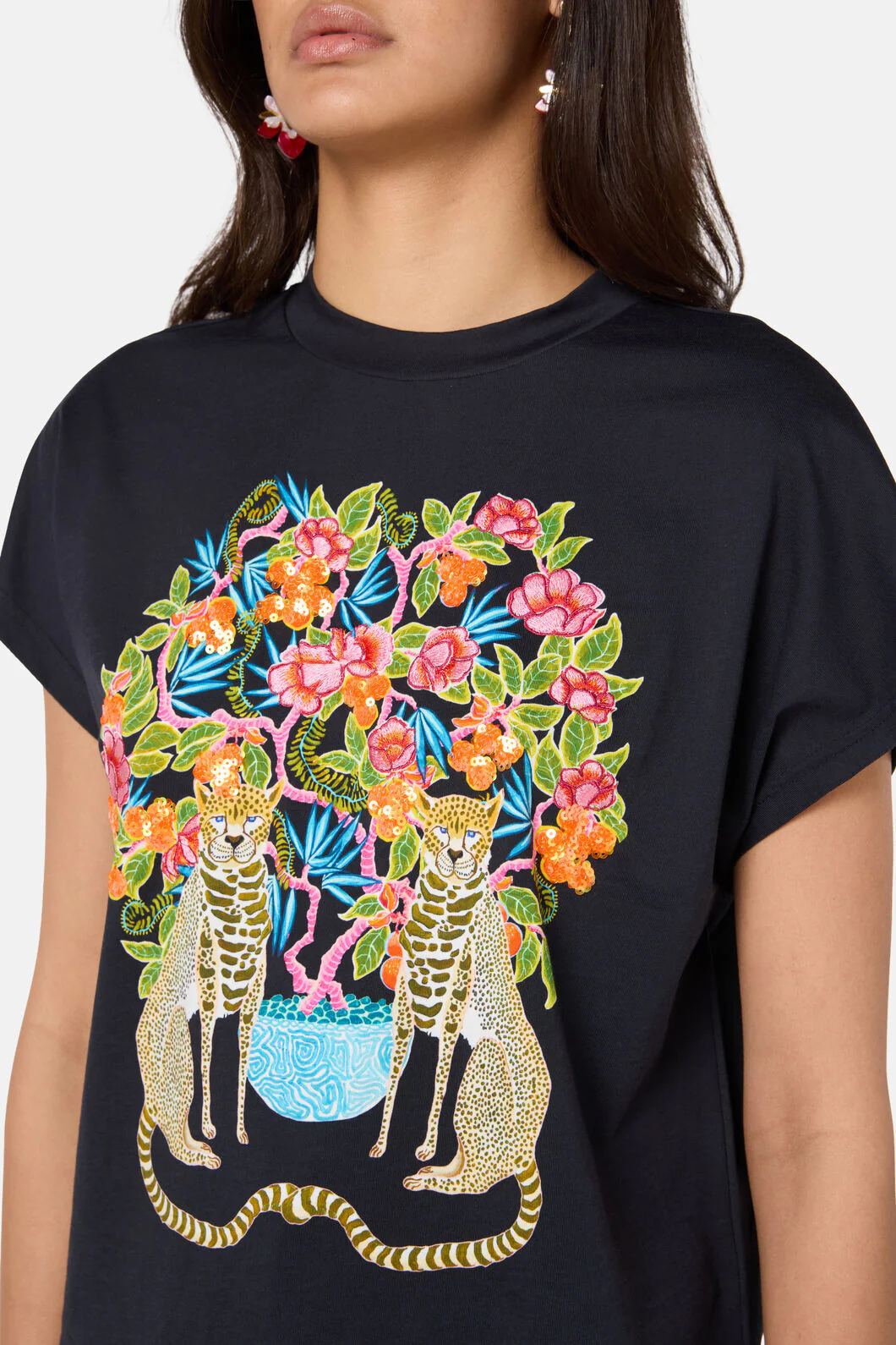 Plum Harvest Placement Boxy Tee - Image 6