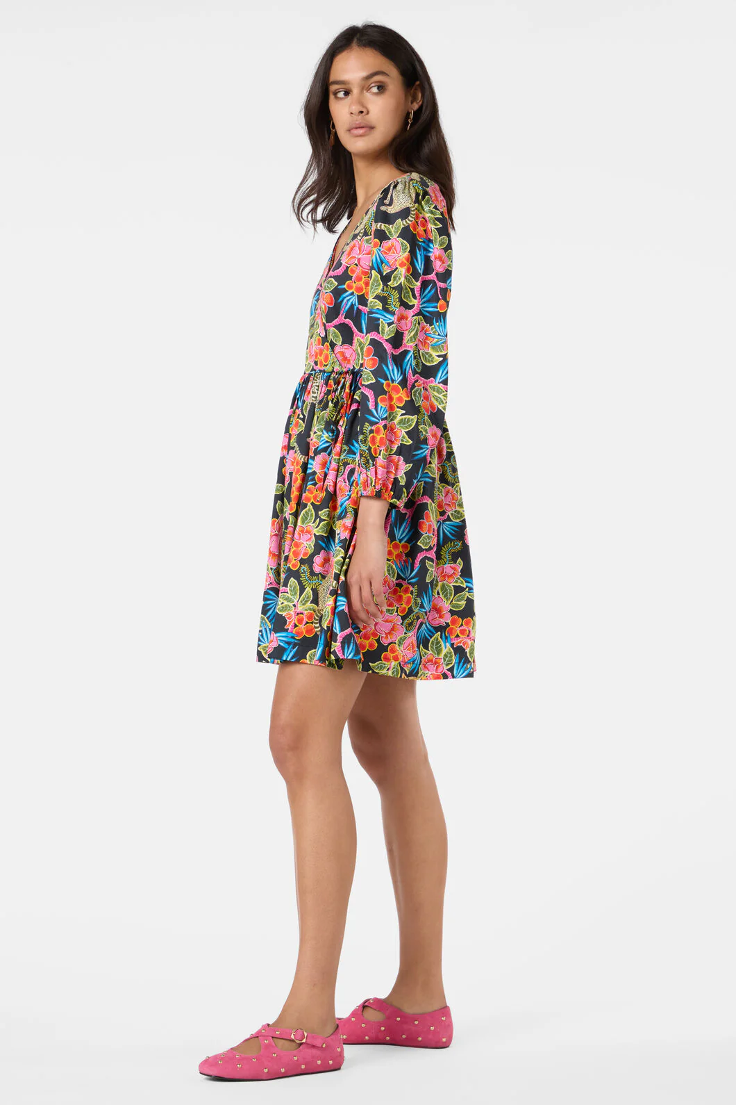 Plum Harvest Smock Dress - Image 4