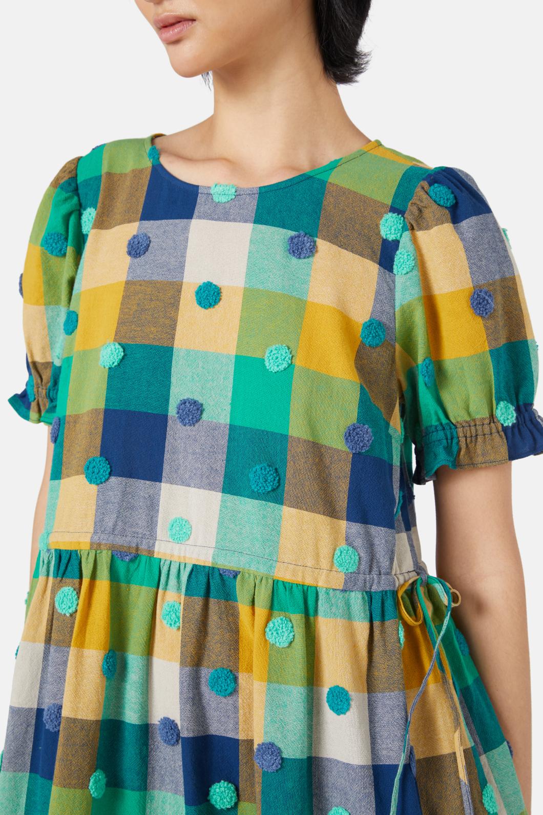 Polka Spot Gingham Dress - Image 10