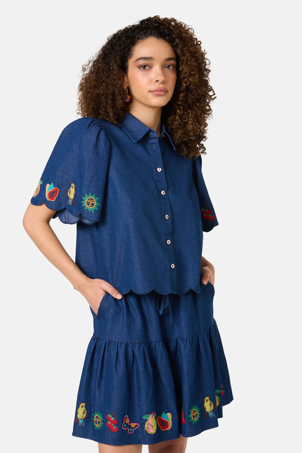 Postcards Chambray Shirt - Image 5