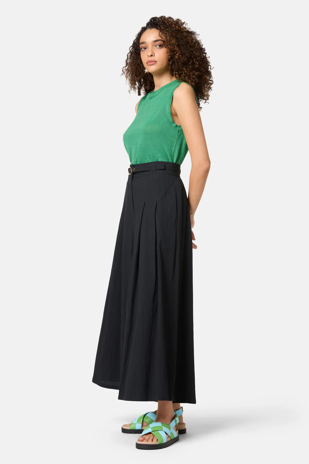 Pucker Up Cotton Skort - Image 2