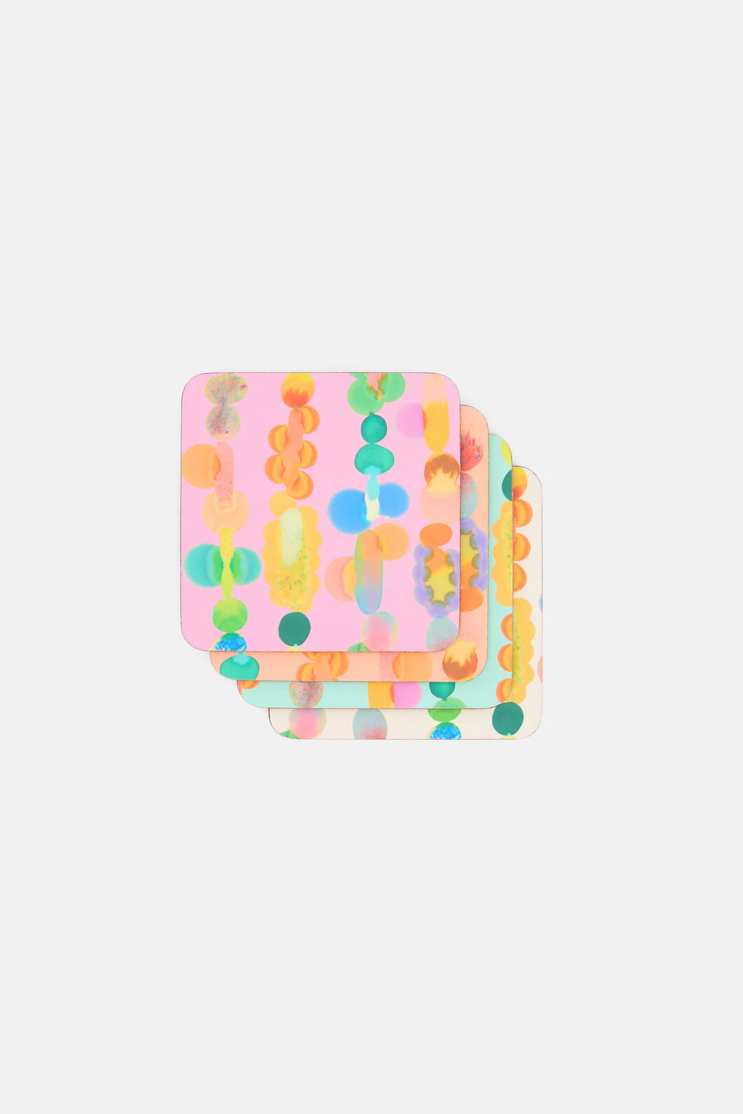 Rainbow Drops Coaster Set 4 - Image 2
