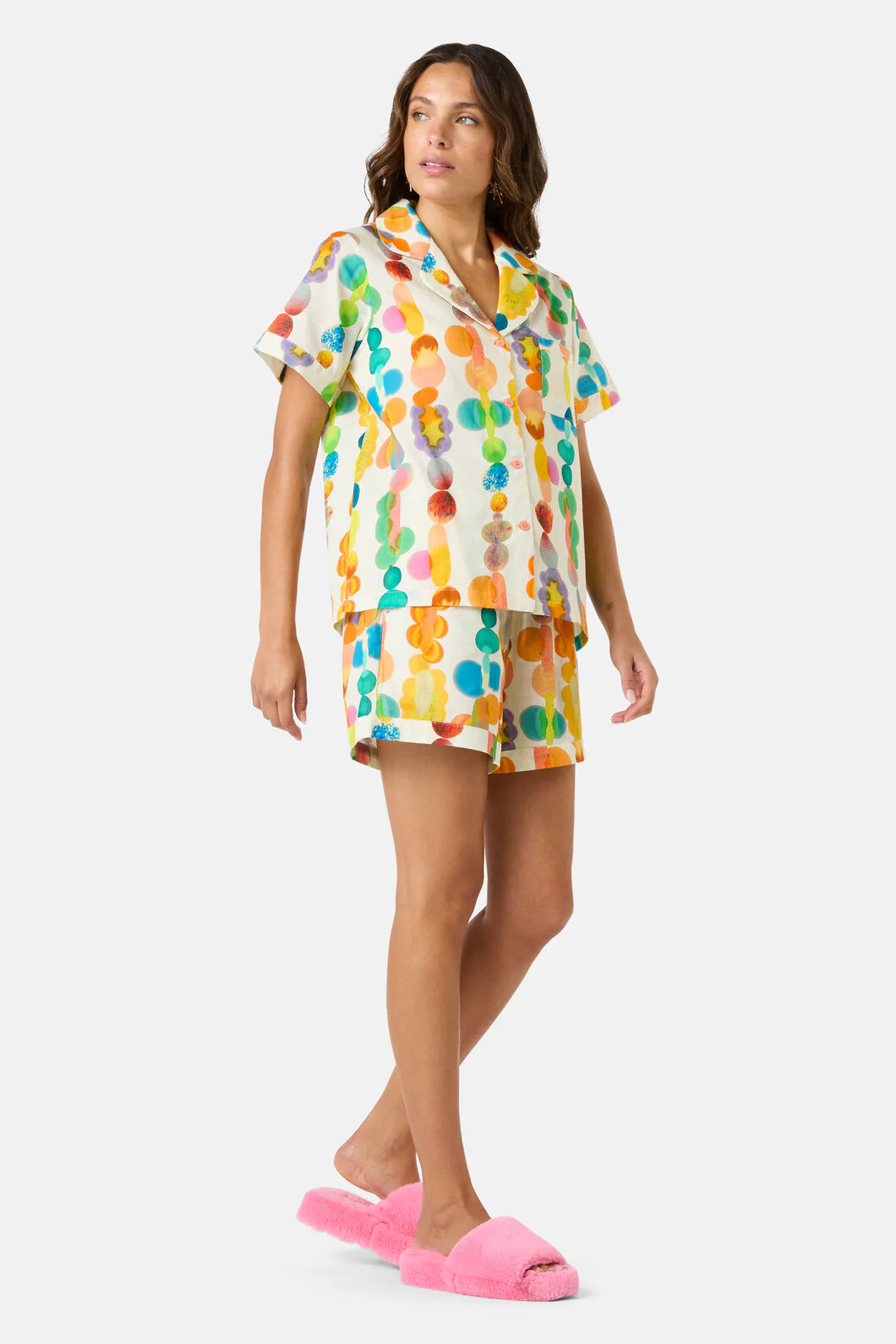 Rainbow Drops Pj Shorts Set - Image 13